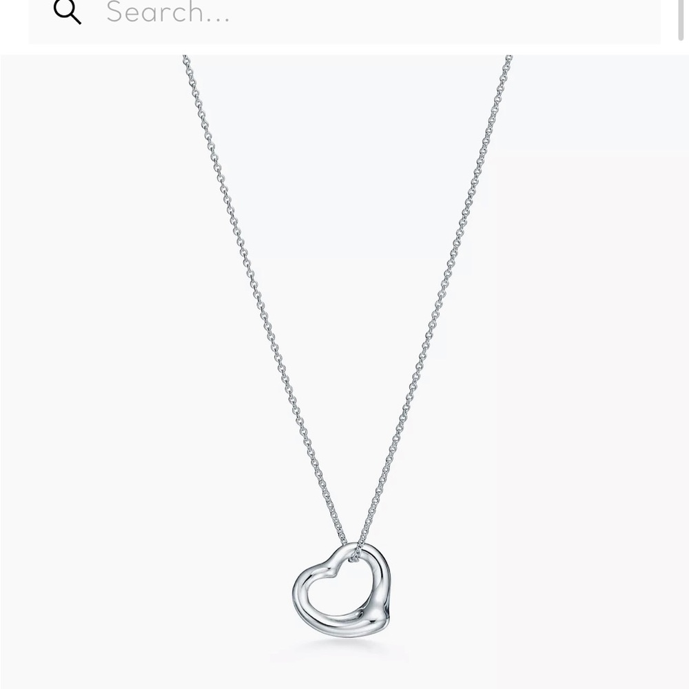 Tiffany and Co. Open Heart Pendant